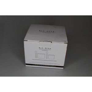 NIB Rae Dunn Guac and Salsa Kitchen Bowl Set with 1 Bamboo Spoon